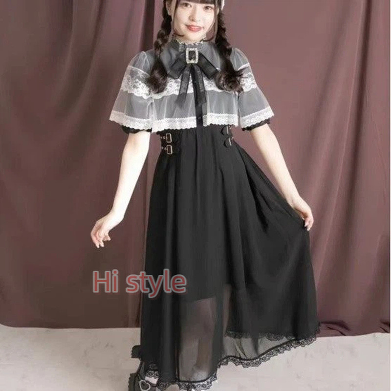 เข็มกลัด.Double.Lace และเดรสเคปแบบ.Liz.lisa.dupes