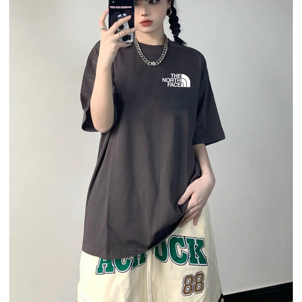 THE NORTH FACE/NORTH FACE 2026 ต้นฤดูใบไม้ผลิสไตล์ใหม่เสื้อยืดแขนสั้นผู้ชายผู้หญิงคู่สไตล์สไตล์อเมริ