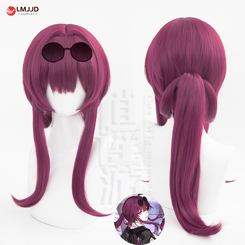 Honkai Star Rail Kafka วิกผม tiger สไตล์ พร้อมปากคลิปสำหรับหางม้า