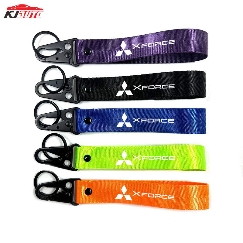 พวงกุญแจทอรถ Mitsubishi Xforce อินเทรนด์ Eagle Beak พวงกุญแจอุปกรณ์เสริมในรถยนต์