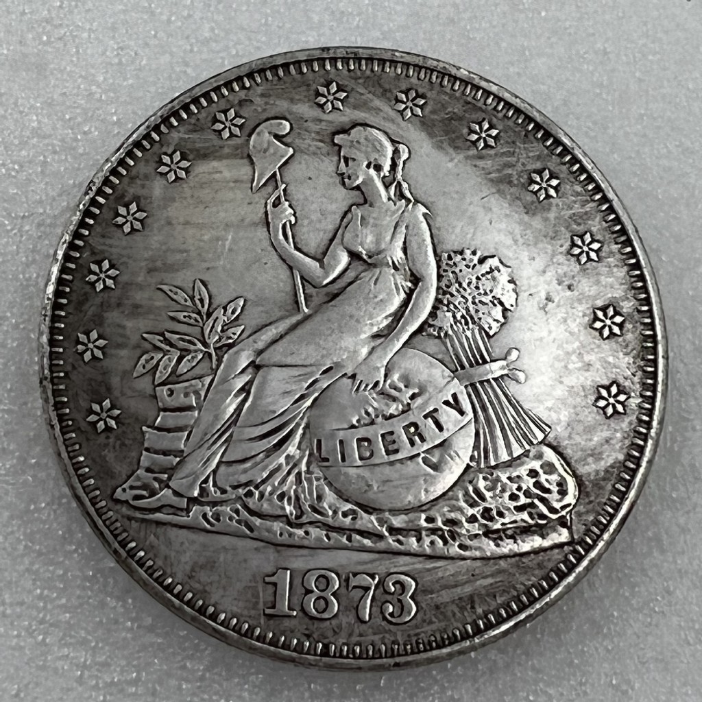 โบราณ 45MM1873 เหรียญที่ระลึกต่างประเทศ Silver Dollar Collection 094612-30*/*-+