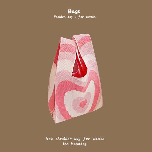 กระเป๋าถือ ผ้าถัก หลากหลายรูปแบบ พกพาสะดวก เหมาะสำหรับการเดินทาง ลำลอง มีสไตล์ให้เลือกหลากหลาย - รูปที่ 7