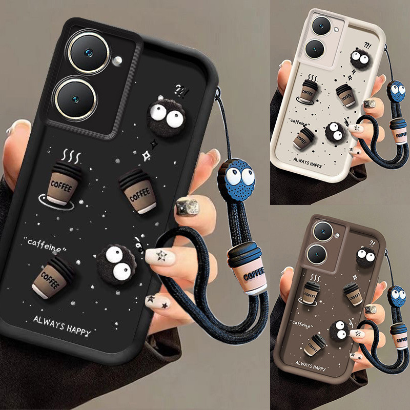 เคส vivo y03t เคส vivo y03 y18 เคส ถ้วยกาแฟ เคสโทรศัพท์ป้องกันการตก bts