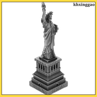 🏠 รูปปั้นสัญลักษณ์เทพีเสรีภาพ 1 ชิ้น ตกแต่งโต๊ะทำงานวัสดุโลห…