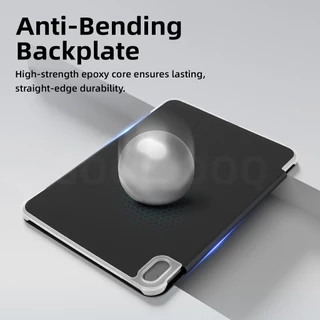 GOOJDOQ ฝาครอบป้องกันแท็บเล็ตแม่เหล็กหลายมุมพับ Dual-Lock Security ที่เก็บปากกาที่ซ่อนอยู่