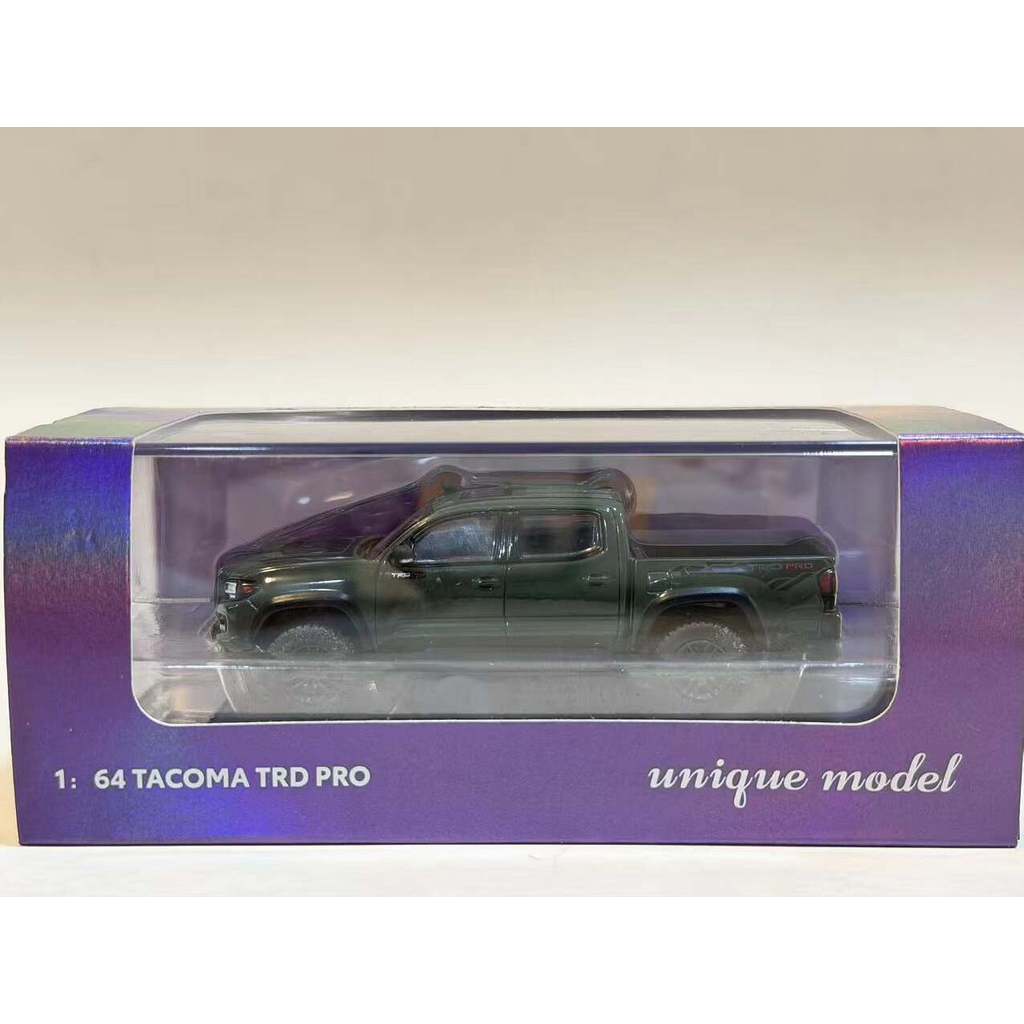 รุ่นไม่ซ้ําใคร UM 1: 64 TACOMA TRD PRO Toyota TACOMA Green 88 Yuan SF จัดส่งฟรี