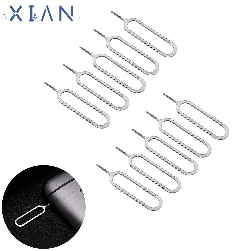 XIANEN 1/10PCS Card Extractor,โลหะUniversalซิมการ์ดถาดEjector,โทรศัพท์อุปกรณ์เสริมเข็มเปิดEjectorสําหรับAndroid