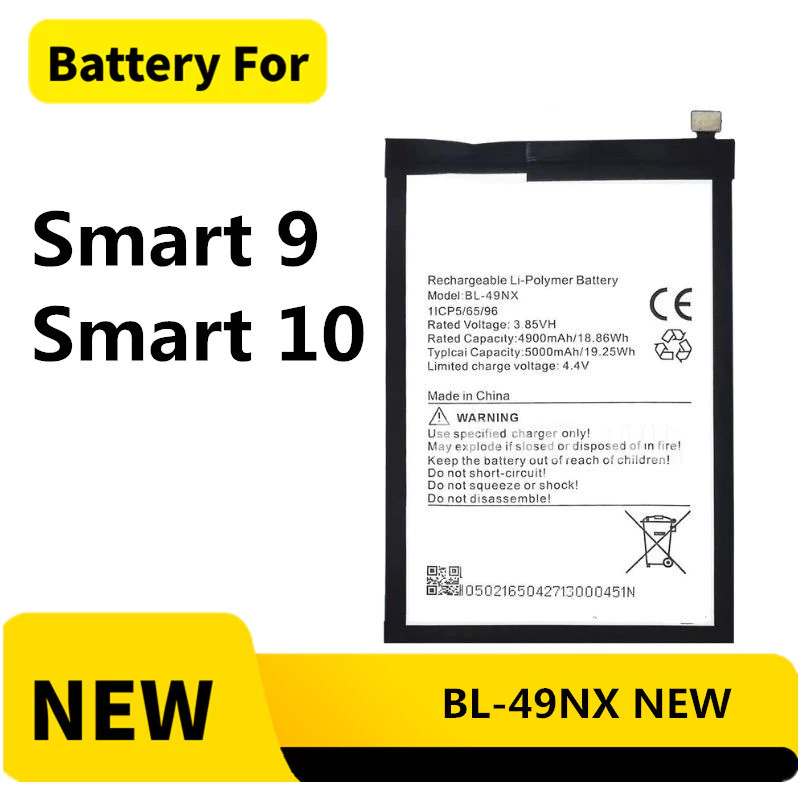 แบตเตอรี่ Bateri เข้ากันได้กับ INFINIX Smart 9, Smart 10