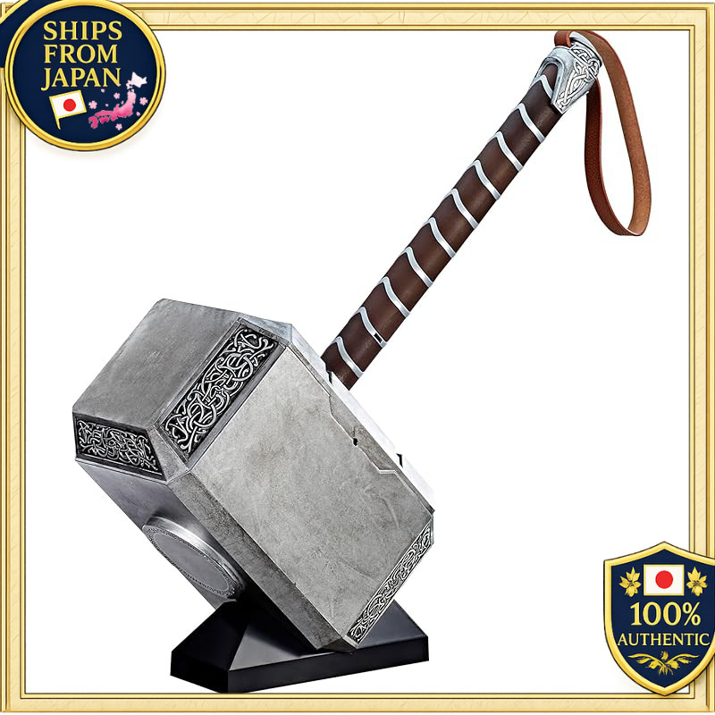 Hasbro MARVEL Marvel Legends Thor Mjolnir Premium Electronic Hammer Light Sound FX Adult Roleplay It