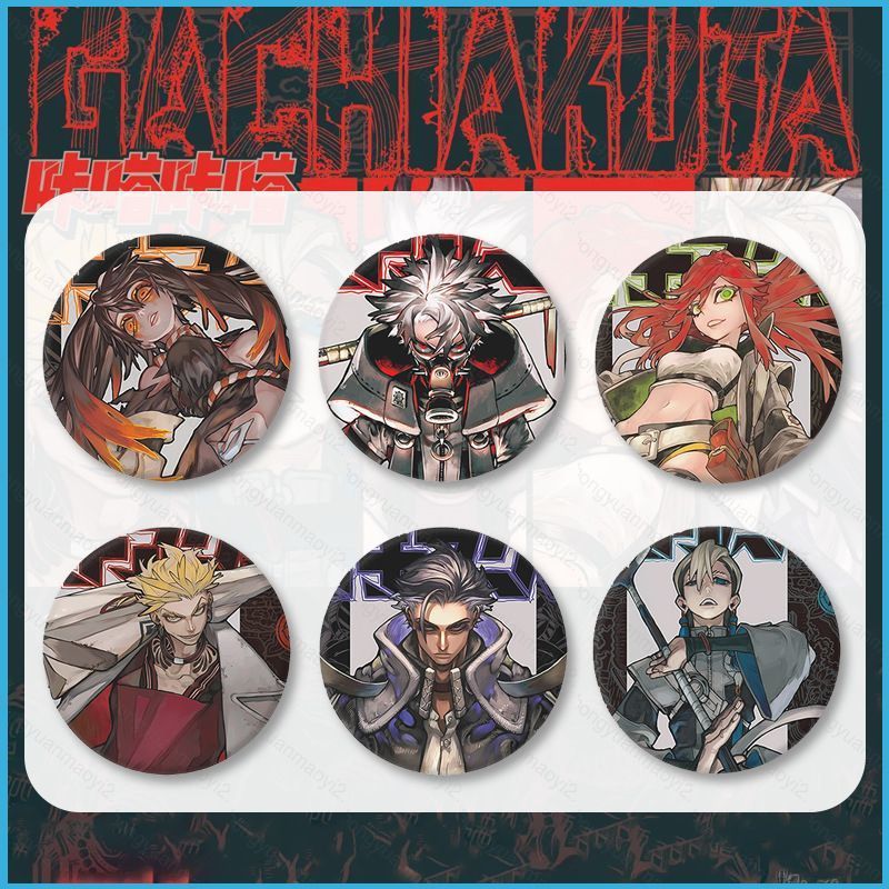 ZY2 GACHIAKUTA Tinplate Badge กระจกพวงกุญแจ Rudo Surebrec Enjin จี้อุปกรณ์เสริมอะนิเมะ Periphery YZ2