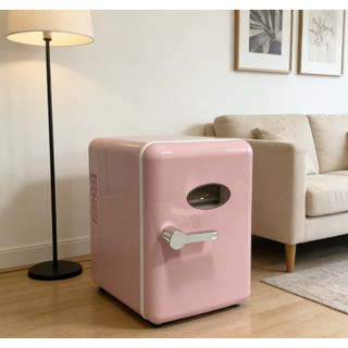 Portable compact mini fridge, small skin care fridge, for food and drinks, bedroom, dormitory, car, office