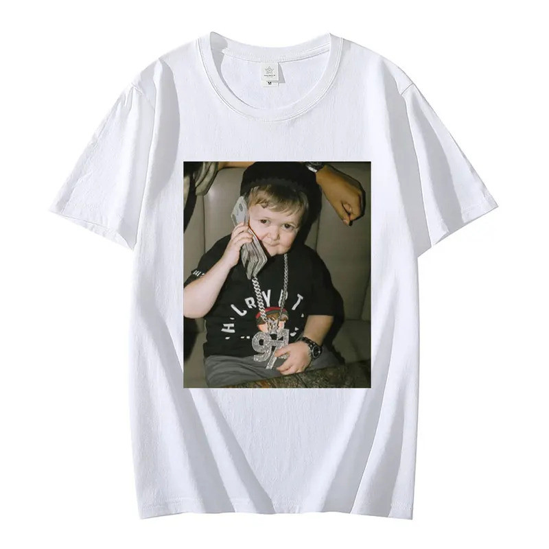 เสื้อยืดลาย Hasbulla Fighting เสื้อยืดลายกราฟิก Mini รูปที่ 2