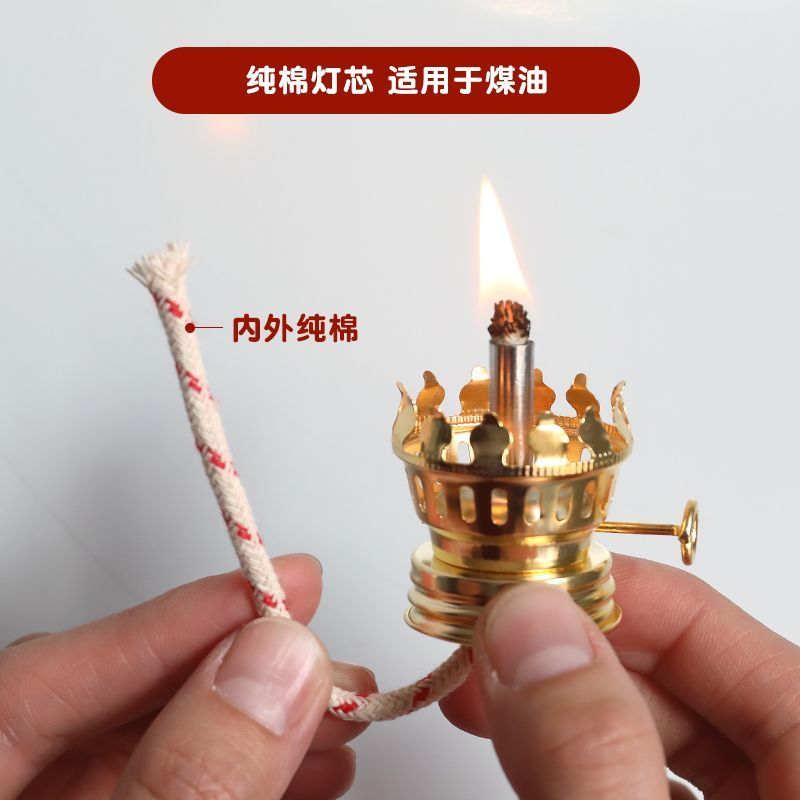 4 มม.ไฟเบอร์ Wick ผ้าฝ้ายแท้ Wick Butter Wick ใยแก้ว 4 มม.ผ้าฝ้าย Wick เป็นมิตรกับสิ่งแวดล้อม Smokel