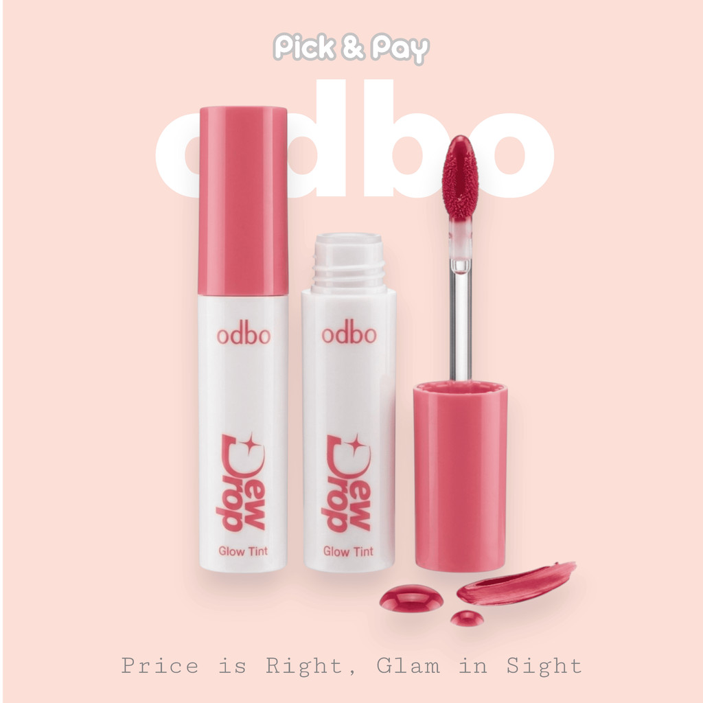 odbo Dew Drop Glow Tint ลิปทินต์ฉ่ำวาว ปากอิ่มน้ำ ติดทน สีชัด ไม่ตกร่อง (OD5027)