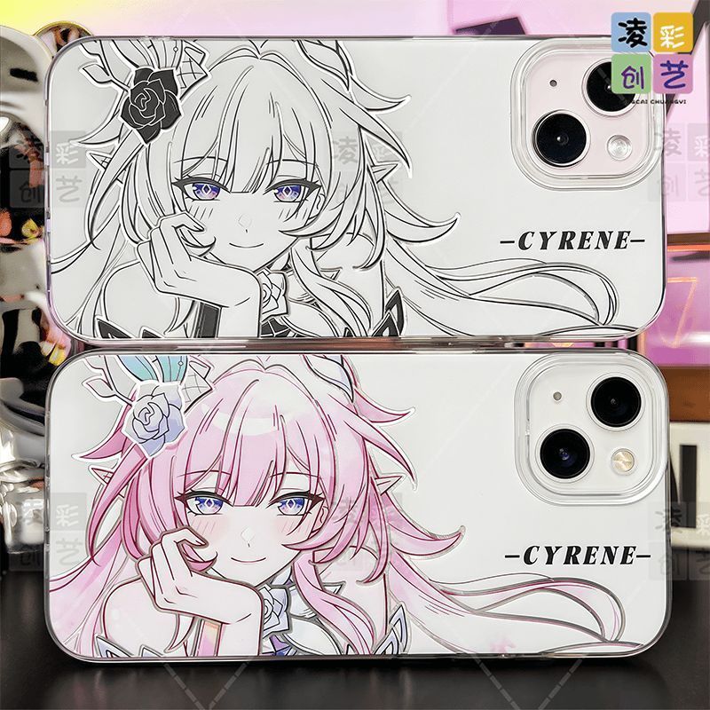Honkai: Star Rail/Cyrene/Honkai Star Train รุ่น Q Old Lian เคสโทรศัพท์เหมาะสําหรับ iPhone/gret