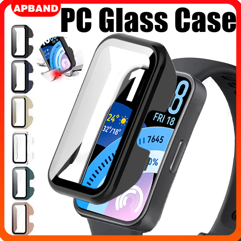 เคสป้องกันพีซีกระจกแข็งสำหรับ Huawei Band 11 11 Pro/8 9 10 NFC กระจกนิรภัยป้องกันหน้าจอ