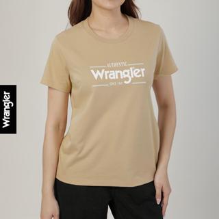 WRANGLER เสื้อยืดแขนสั้นผู้หญิง ทรง Regular รุ่น WR S226WTSS…