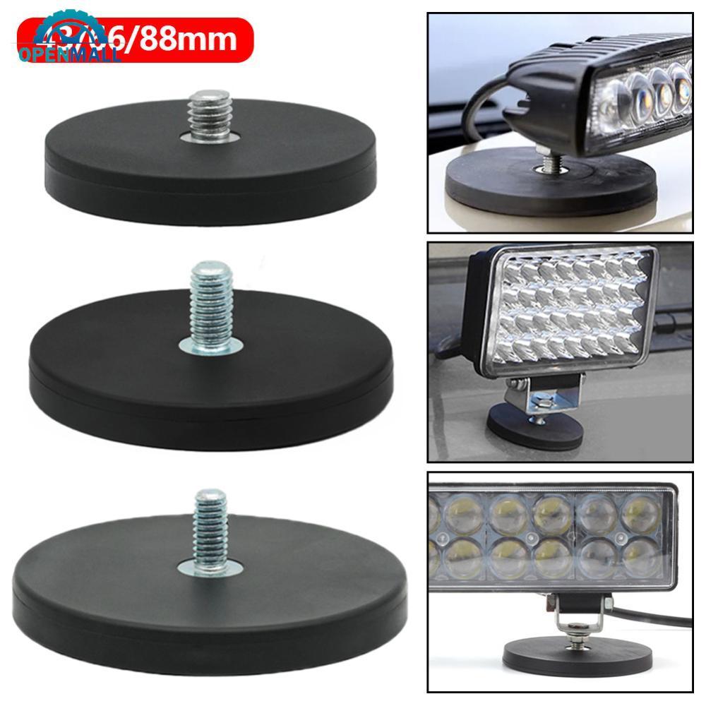 OPENMALL 2pcs D43 D66 D88mm ด้ายภายนอกฐานแม่เหล็ก M6/M8 Mount Bracket Clamp สําหรับรถยนต์ LED Light 
