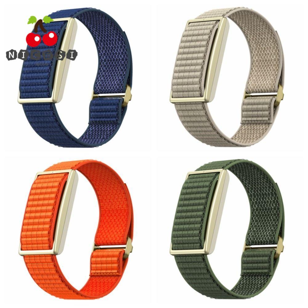 NICESI Fitness Tracker Strap, Adjustable Loop Design Sport Band, Nylon Breathable สายรัดข้อมือสําหรั