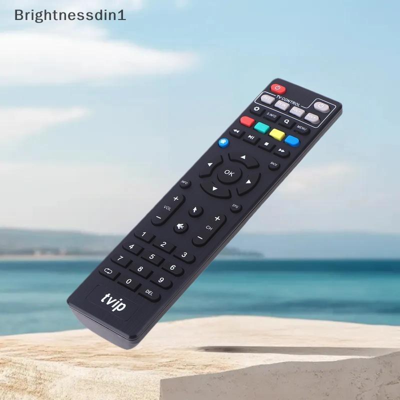 [Brightnessdin] กล่องทีวีด้านบน 1 ชิ้นไม่มี TVIP 605 รีโมทคอนโทรลสําหรับ Tvip Box Tvip410 Tvip412 Tv