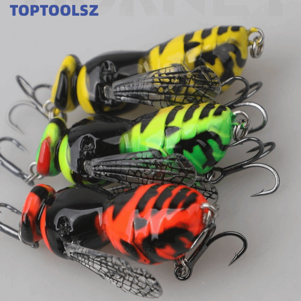 TOPTOOLS Fishing Lure ขนาด 5g ออกแบบไบโอนิก .FLOATING Wobbler ความยาว 48 มม. เหมาะสำหรับการตกปลาน้ำจืด
