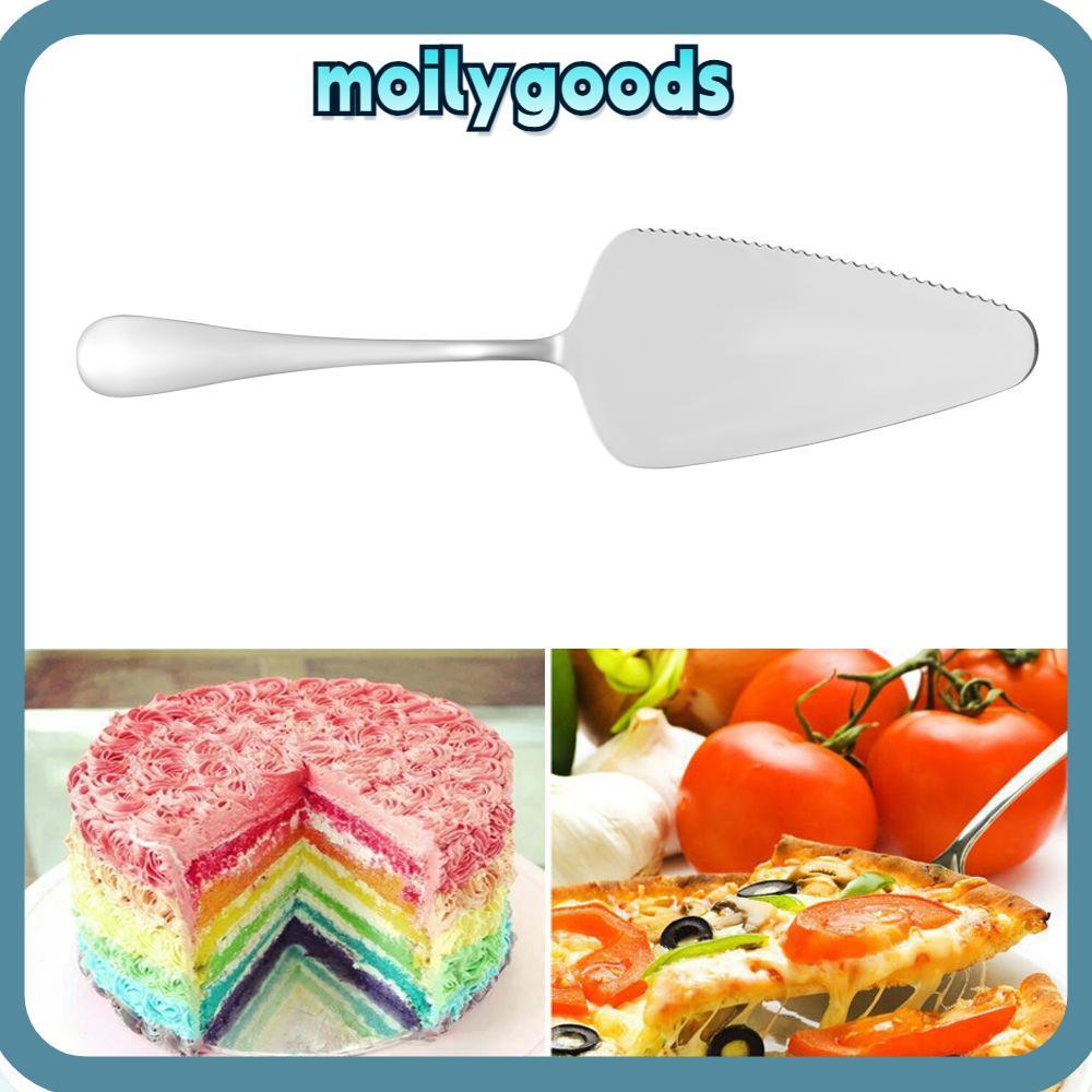 MOILYHD 2Type Pizza Shovel Pastry Pie Cutter สแตนเลส