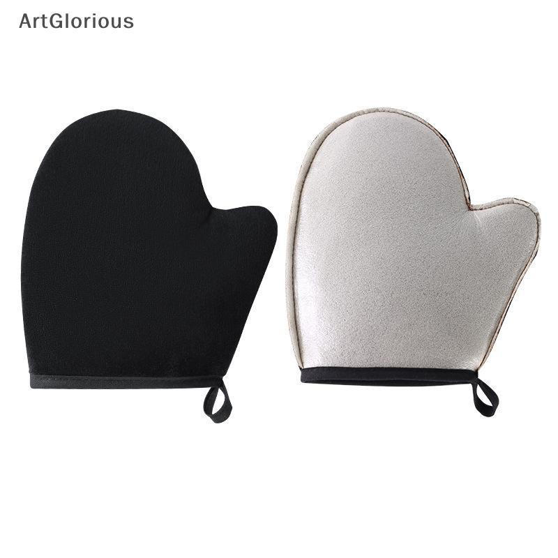 Art Self-Tanning Application Glove - เครื่องมือไมโครไฟเบอร์กันน้ําสําหรับโลชั่นบํารุงผิวปราศจากริ้วแ