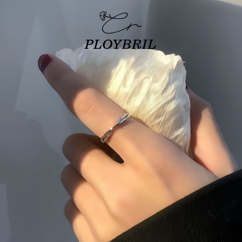 PLOYBRIL✨แหวนเงินแท้ To Meet แหวนสายมู ของขวัญแทนใจ เงินแท้ 925 สไตล์มินิมอล Valentine ของขวัญ J032