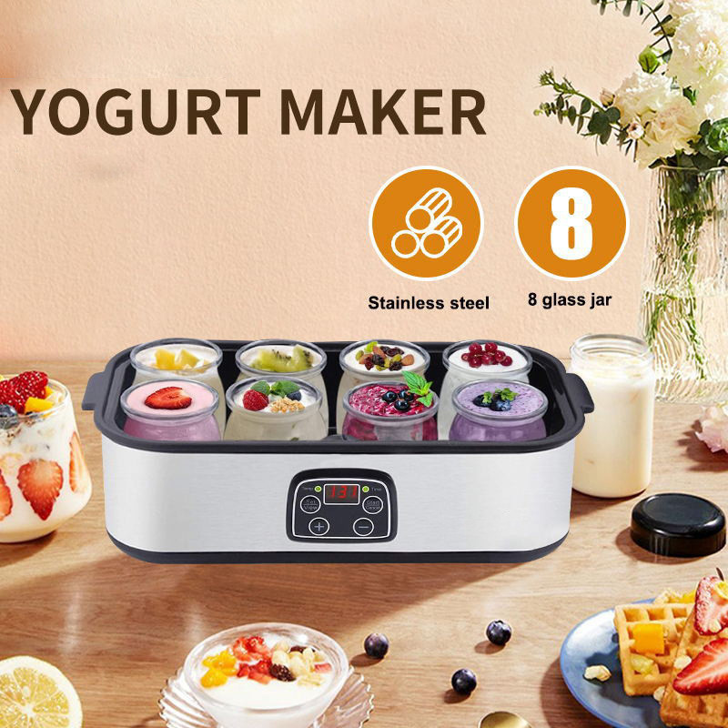 แปดถ้วยโฮมเมด YOGURT เครื่องทําหมักอาหารเช้า Maker Commercial Jam Ice Cream YOGURT Maker YOGURT MAKE