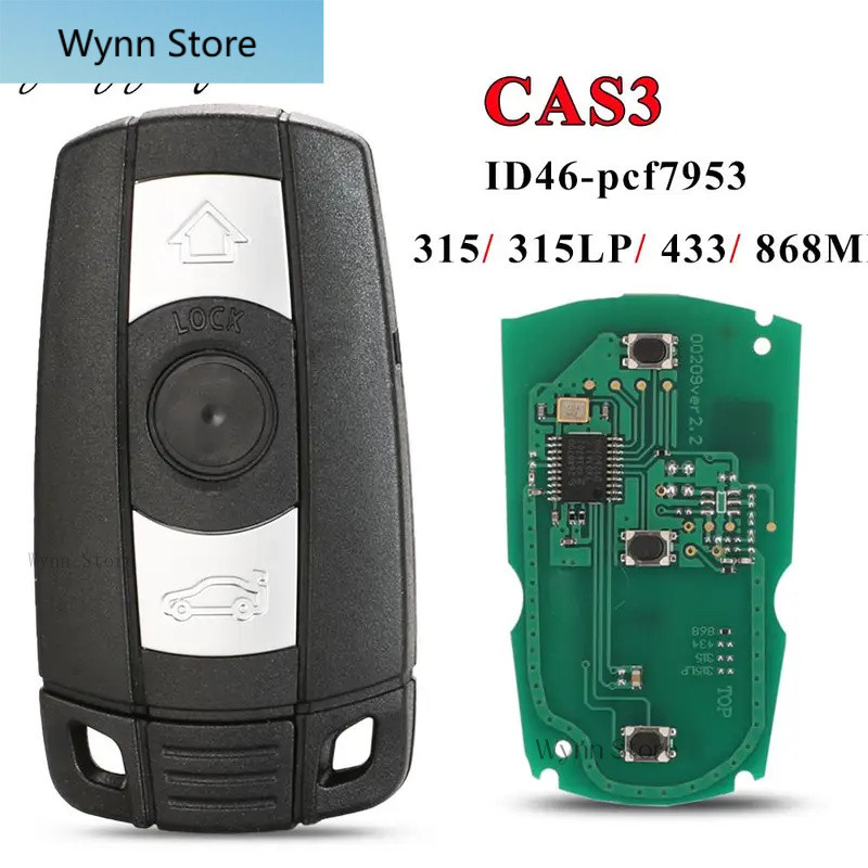 CAS3 CAS3 + รถกุญแจรีโมท 315 /315LP /433/ 868MHz สําหรับ BMW E60 E70 E90 1/3/5/7 Series X5 X6 Z4 ชิป