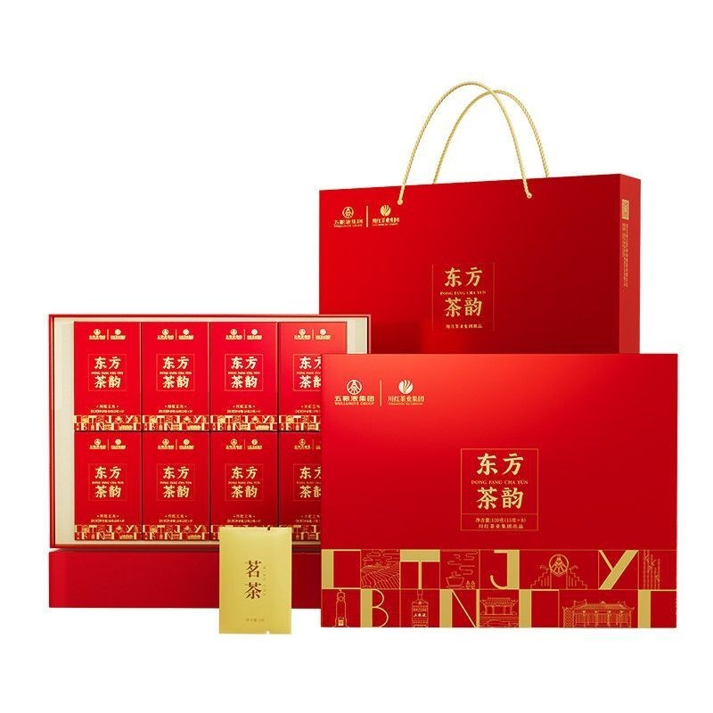 Chuanhong Oriental Tea Rhyme Biluochun Box 120g 2026 ชาใหม่ Sichuan Yibin Bingming ชาพรีเมี่ยม 01100