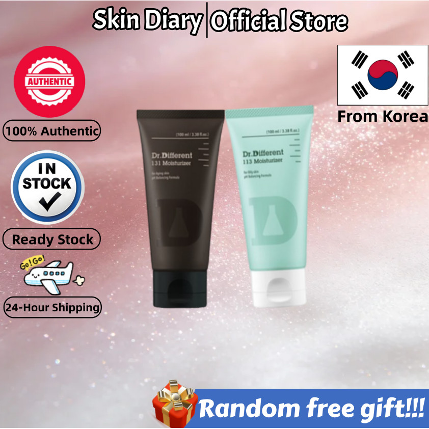 [Dr.Different] 113 Moisturizer 100ml/131 Moisturizer for Aging Skin 100ml/HYDRATING/Improves ความยืด