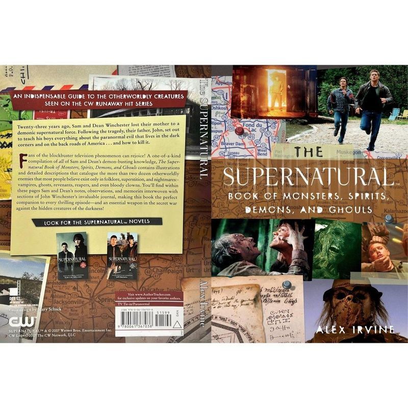 หนังสือภาษาอังกฤษกระดาษ 233 Supernatural: หนังสือแห่งสัตว์ประหลาด, Spirits, Demons, and Ghouls