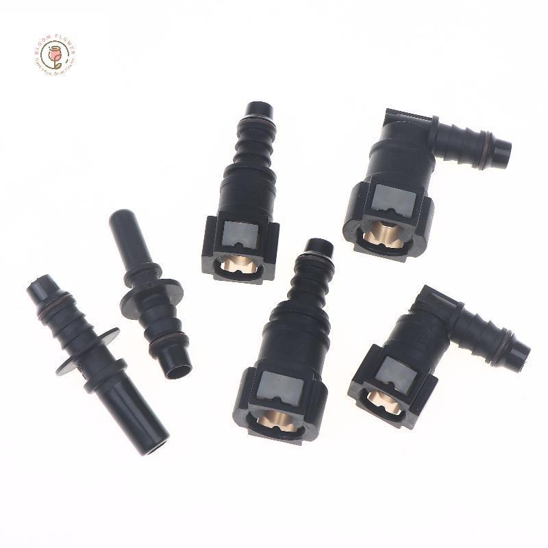 [ล้านgridnew] Car Fuel Line Coupler ท่อ Qui Connect ID8 7.89 อะแดปเตอร์สายน้ํามันไนลอนพลาสติก Disconnect Release ขั้วต่อท่อ WQL