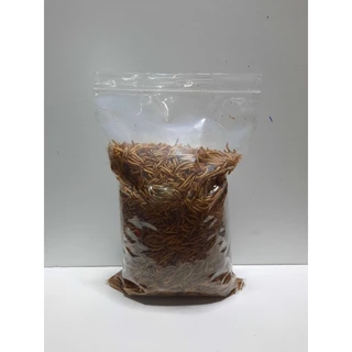 ถูกชัวร์ ถูกจริง หนอนนก 🚀อบแห้ง🚀 500g. คุณภาพดี เหมาะ สำหรับเป็นอาหารสัตว์เลี้ยงแสนรักของท่าน