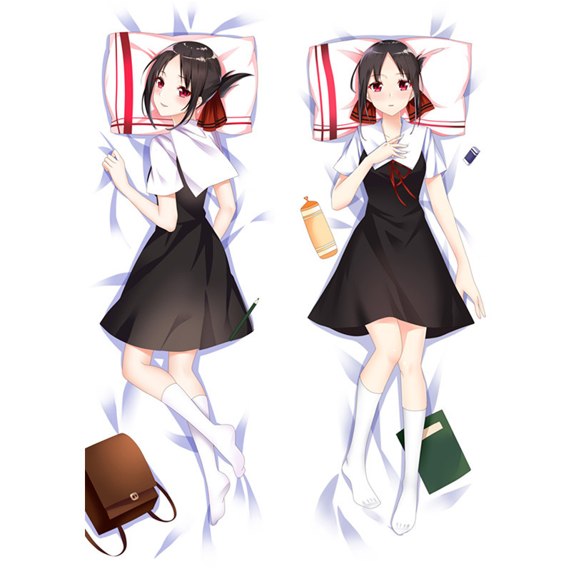 ใหม่เซ็กซี่อะนิเมะ Kaguya-sama: Love Is War Shinomiya Kaguya Dakimakura กรณีกอดหมอนเบาะรองนั่ง Otaku