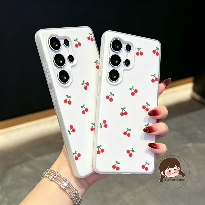 Simple น่ารัก Cherry 2 in1 เคสโทรศัพท์สําหรับ Vivo V30 Pro SE Lite V29E V29 Lite V29 Pro V27 Pro V27