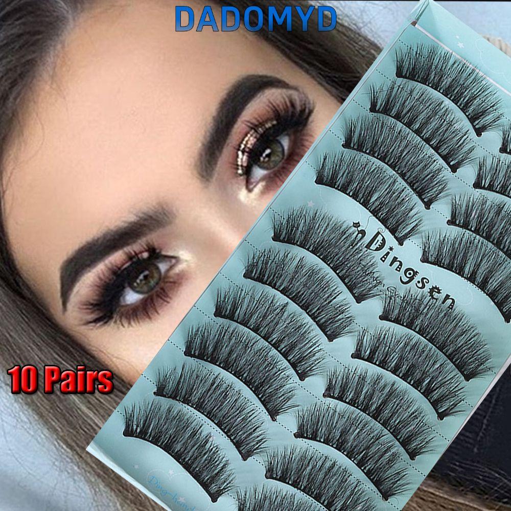 DADOMYD Lash Extension Tools Pure Hanmdade Woman Ultra-wispies Fluffy Faux Mink Hair