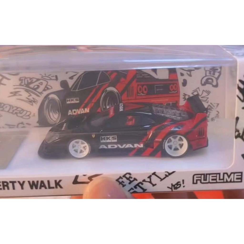 FuelMe FuelMe 1: 64 Ferrari F40 รถเรซิ่นรุ่นสะสมเชลล์ ADVAN