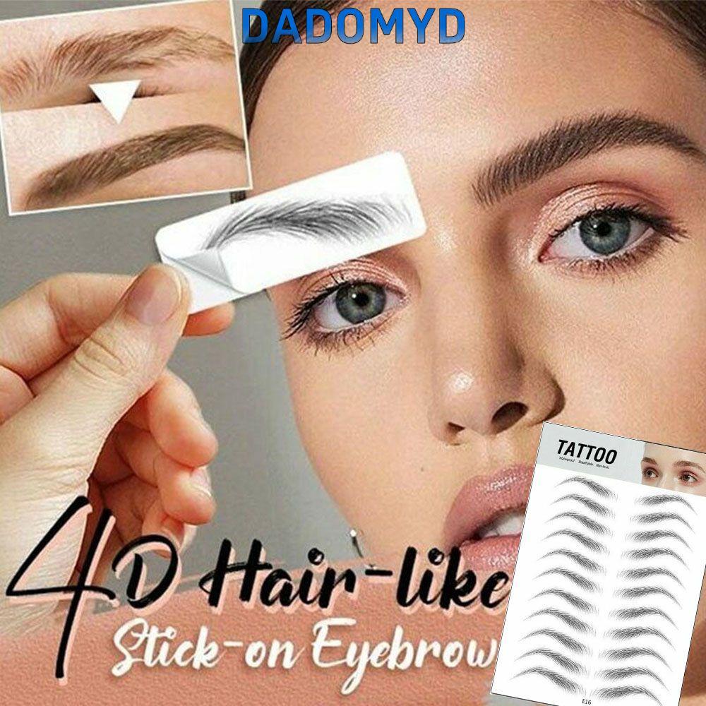 DADOMYD 4D Hair-like Eyebrow Water-based เครื่องสําอางกันน้ําสติกเกอร์สักคิ้ว