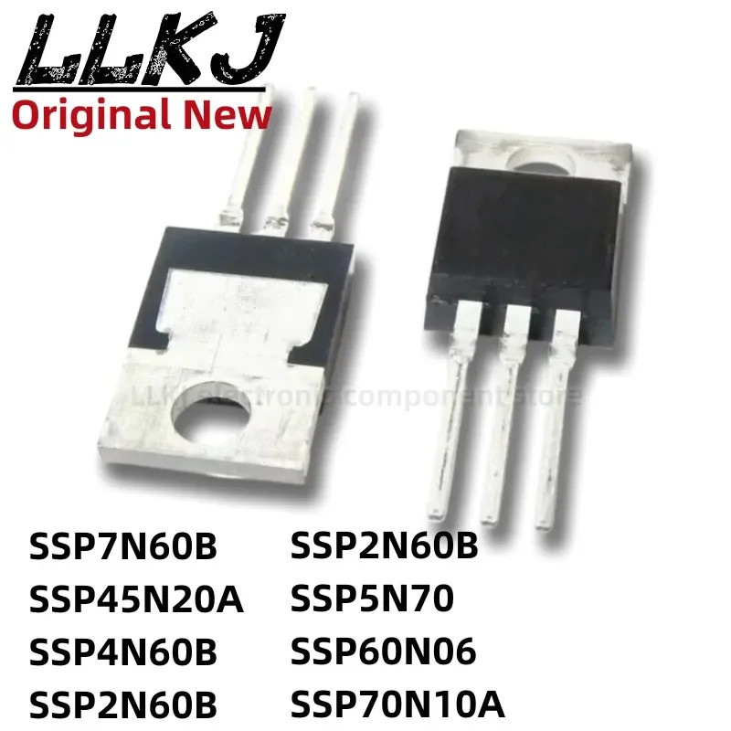 5pcs SSP7N60B SSP45N20A SSP4N60B SSP2N60B SSP5N70 SSP60N06 SSP70N10A TO-220 Field Effect ทรานซิสเตอร