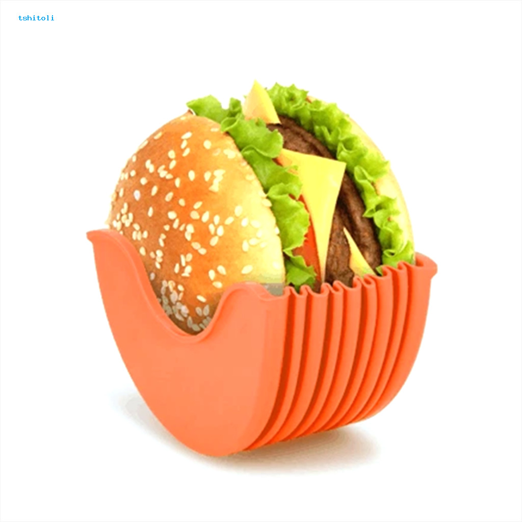 {tshitoli} Beef Press Patty Mould Burger Holder แฮมเบอร์เกอร์ Bun Shell Kitchen Tool