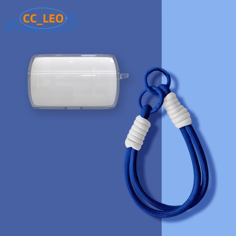 for Jabra Elite 4 Case Cute Lanyard with Hook Jabra Elite 3 Clear Soft Case Suitable for Jabra Elite