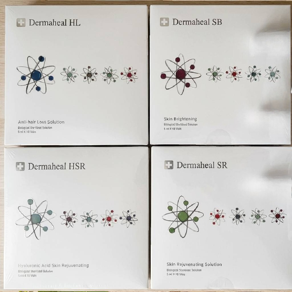 พร้อมส่ง Dermaheal HSR SB SR HL Korean Ampoule 5ml x 10vials | Hyaluronic Acid Mesotherapy Serum สําหรับ Anti-Aging, Skin Brightening, Anti-Hair Loss, Freckle Removal & Rejuvenation