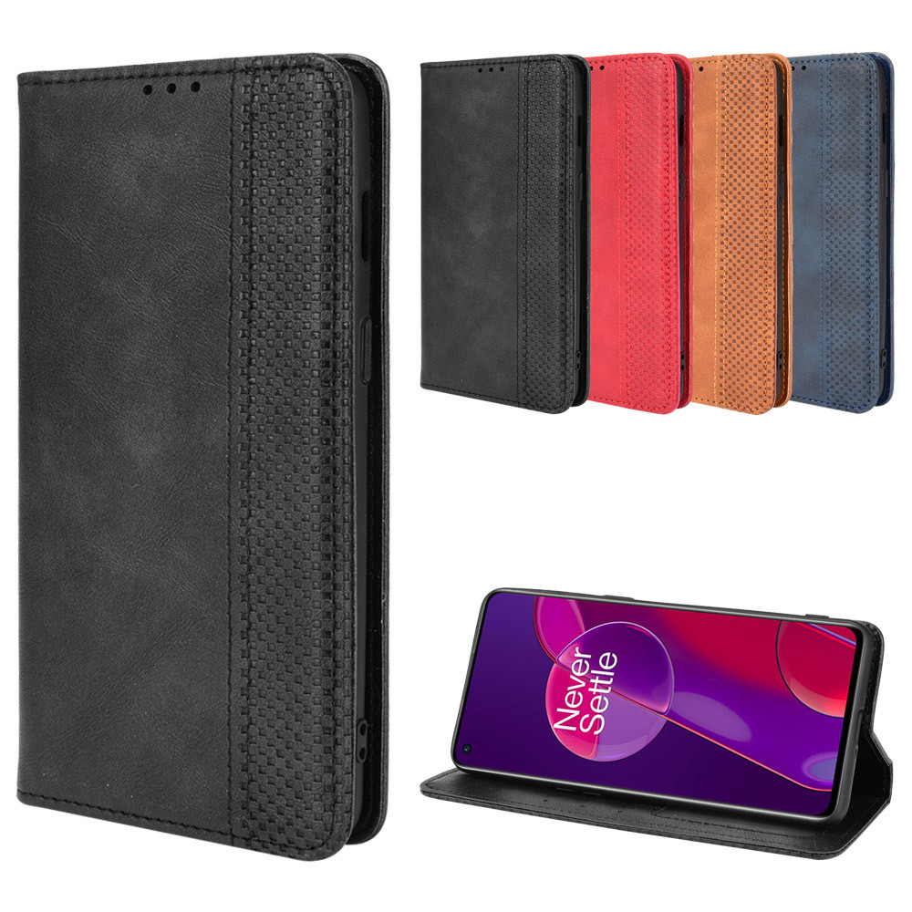 เหมาะสําหรับ OnePlus 9RT 5G เคสโทรศัพท์ OnePlus 9RT โทรศัพท์หนังกรณีแม่เหล็กพลิกการ์ดป้องกันกรณี 5G