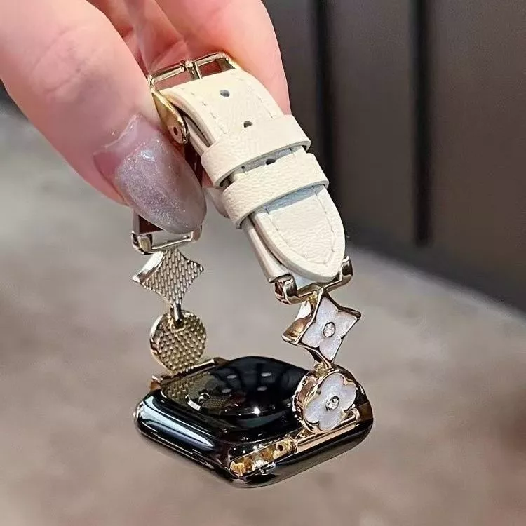 เหมาะสําหรับ Huawei fit4th Generation Strap 4pro Four-leaf Clover Leather watchfit3 สายรัดข้อมือ fit2 Vitality รุ่นหรูหรา