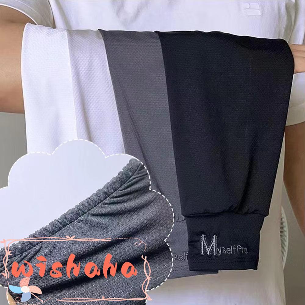 ปลอกแขนป้องกัน UV แขนยาว ทำจากผ้าไหมน้ำแข็งระบายอากาศและกันลื่น เหมาะสำหรับการใช้งานกลางแจ้ง