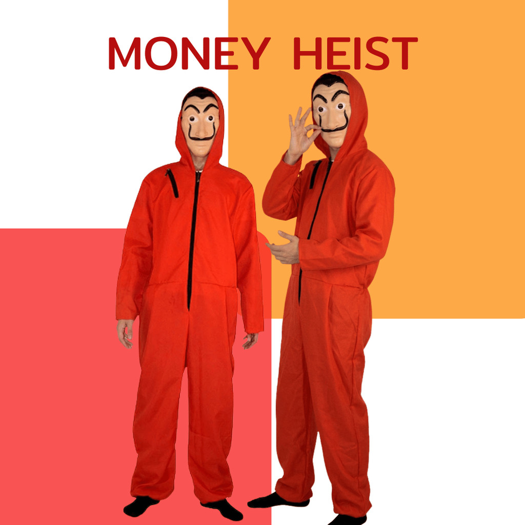 ชุด Money Heist พร้อมส่งจากไทย ชุดแฟนซี