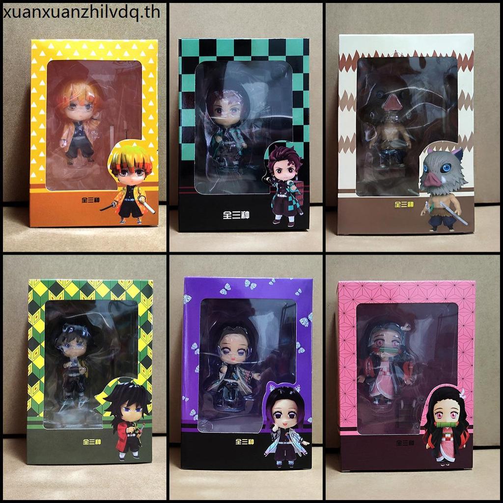 Demon Slayer Movable Tanjirou Nezuko ภรรยาของฉัน Zenitsu Tomioka Giyuu รุ่น Q รูป Nendoroid