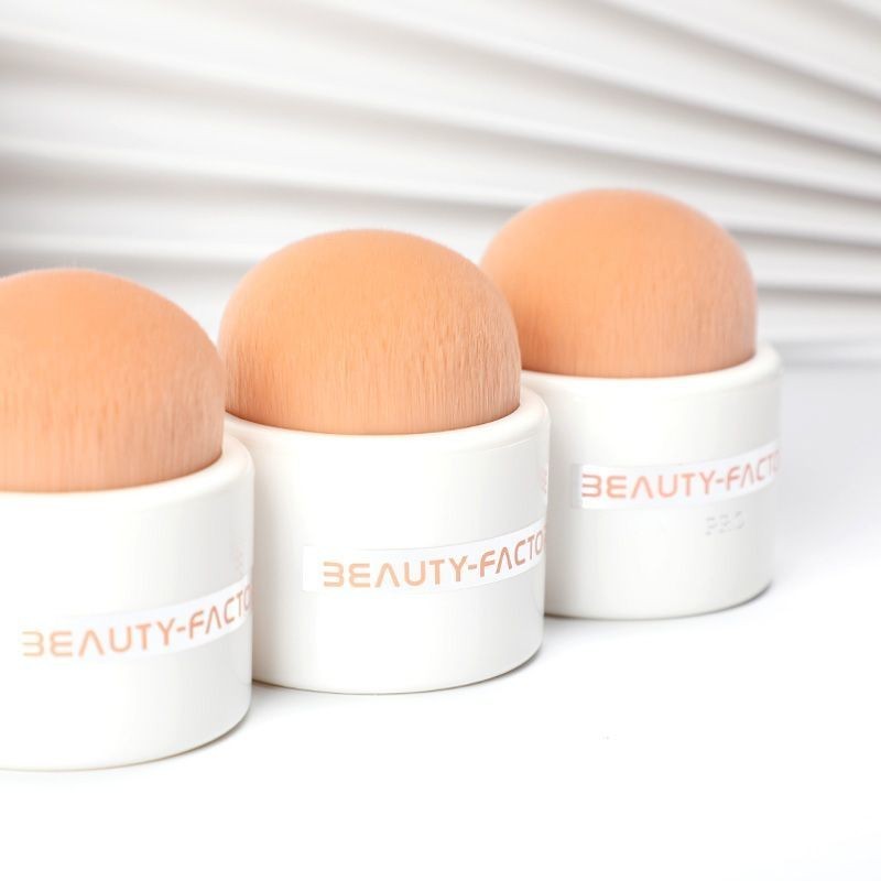 BEAUTY-FACTOR/BEAUTY FACTOR แปรงรองพื้นหัวเห็ด แปรงแต่งหน้าประหยัดแป้ง แปรงแต่งหน้าหัวกลมนุ่ม#G12. 1